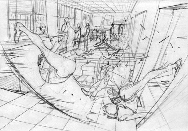 Позы для рисования в перспективе