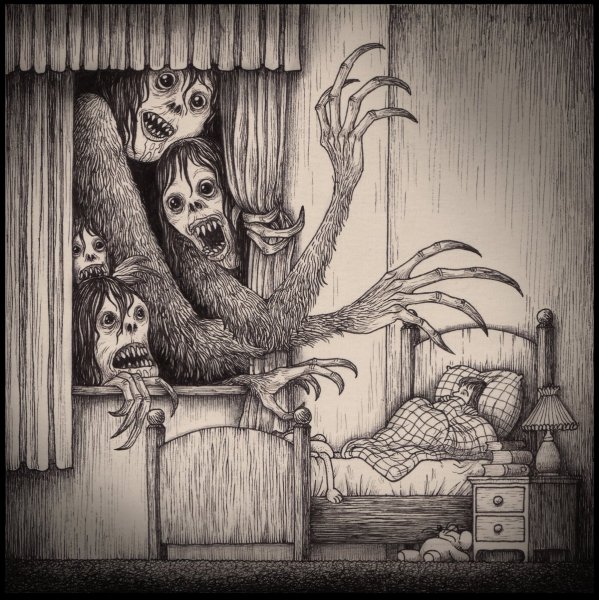Детские рисунки ужастики