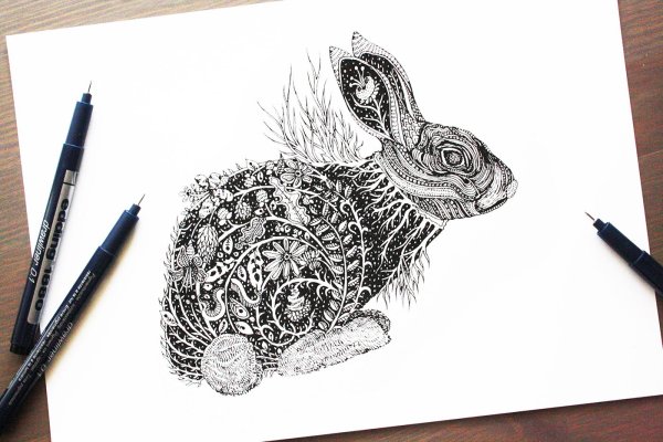 Рисунки гелевыми ручками