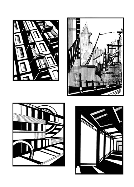 Композиция из пятен