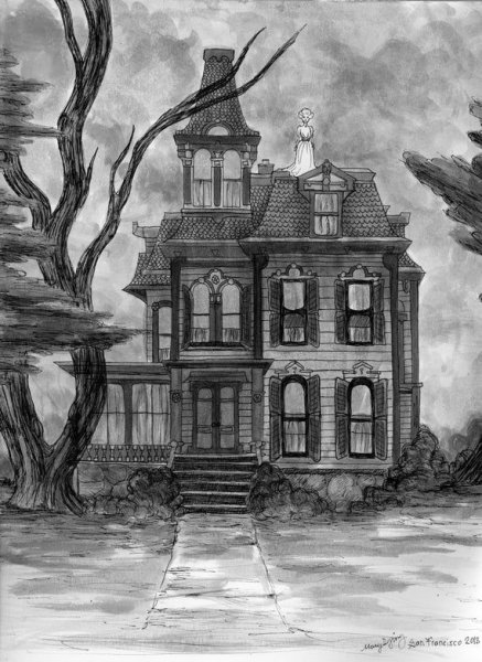 Особняк карандашом