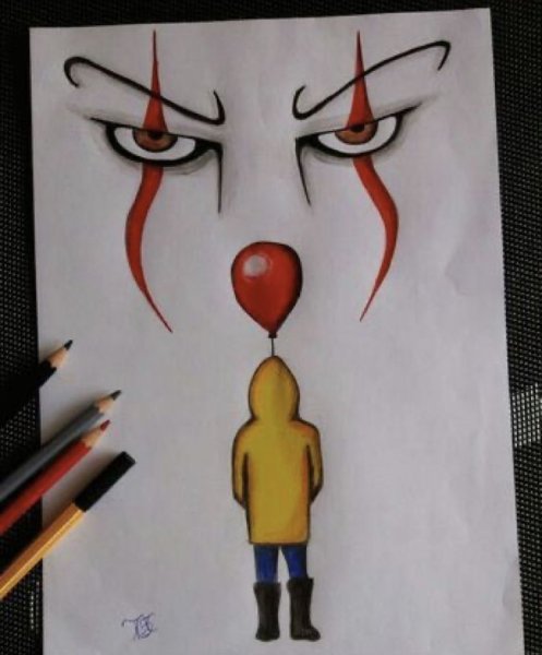 Страшные рисунки карандашом