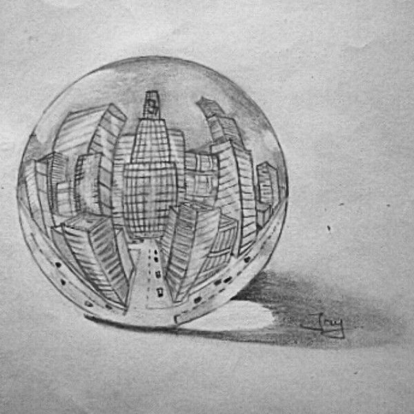 Сфера в перспективе