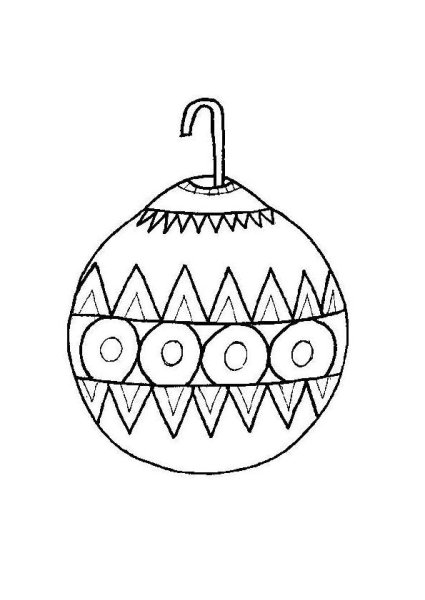 Эскиз елочной игрушки