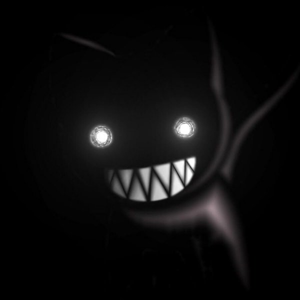 Страшная улыбка в темноте
