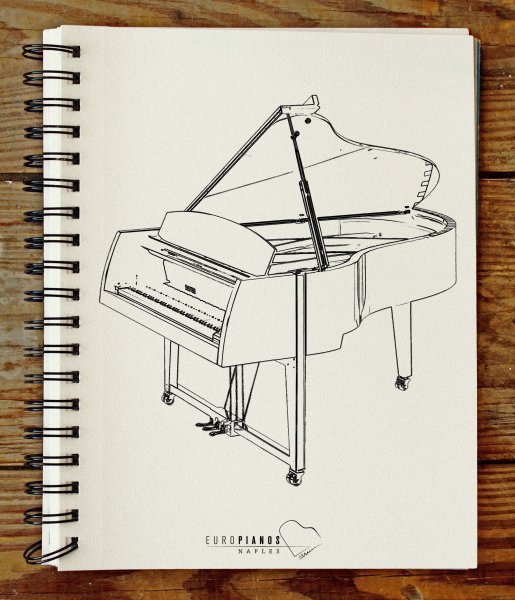 Пианино карандашом