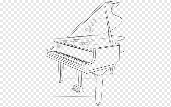 Рояль карандашом