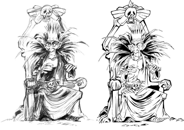 Сказочные персонажи в графике