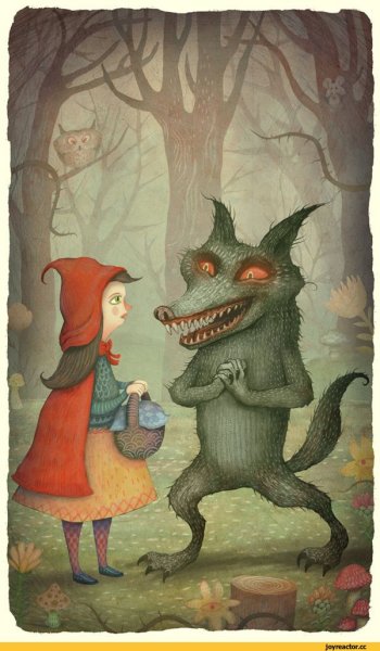 Сказки братьев Гримм красная шапочка