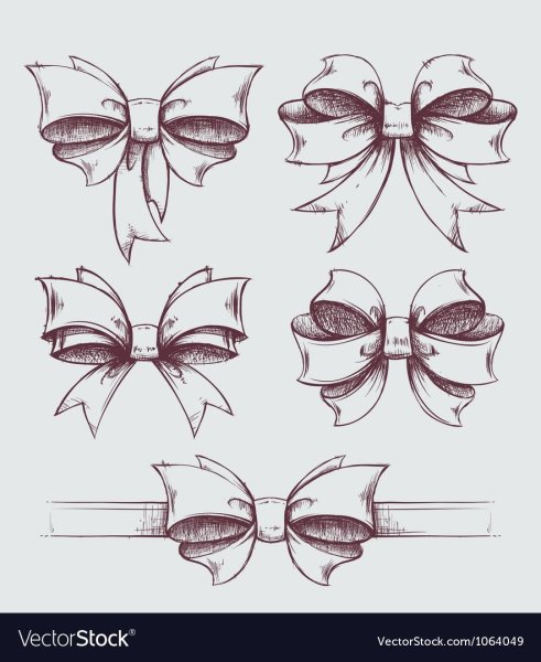 Бантик набросок