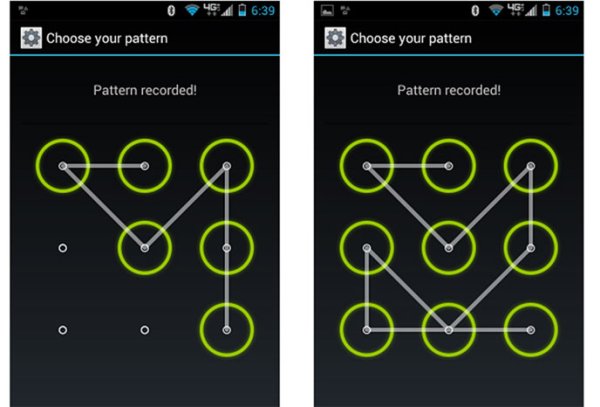 Пароли графического ключа варианты