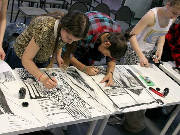 Узоры тушью