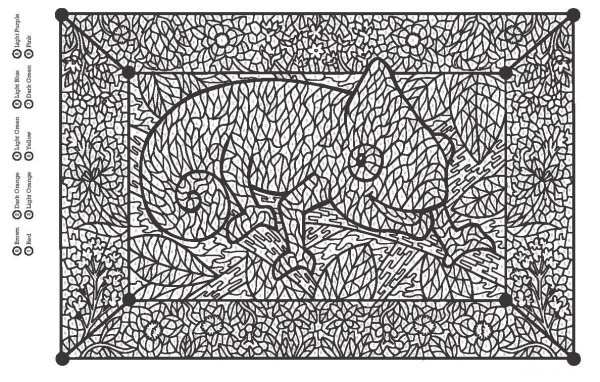 Сложнаярасскраска по цифрам