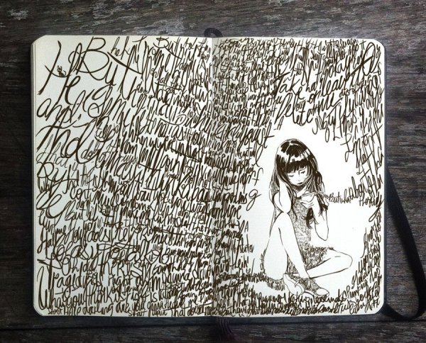 Срисовки карандашом для скетчбука