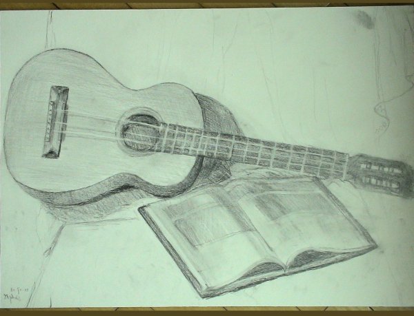 Гютаро рисунок карандашом