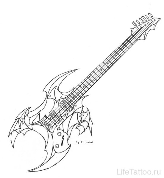 Струны рисунок