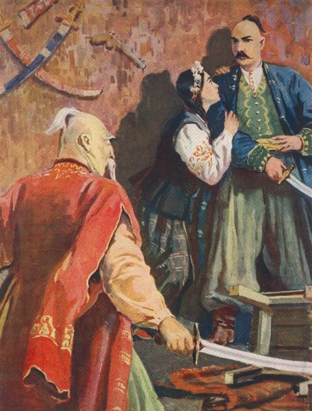 Страшная месть Гоголь рисунок