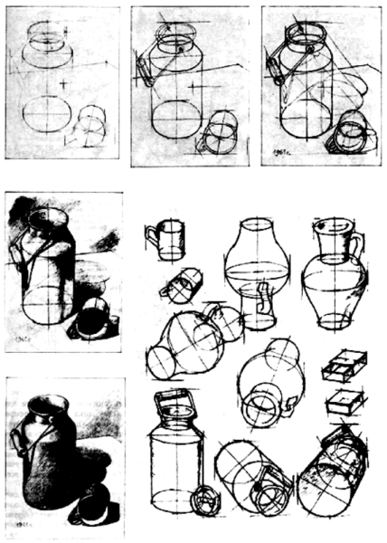 Конструктивное построение предметов