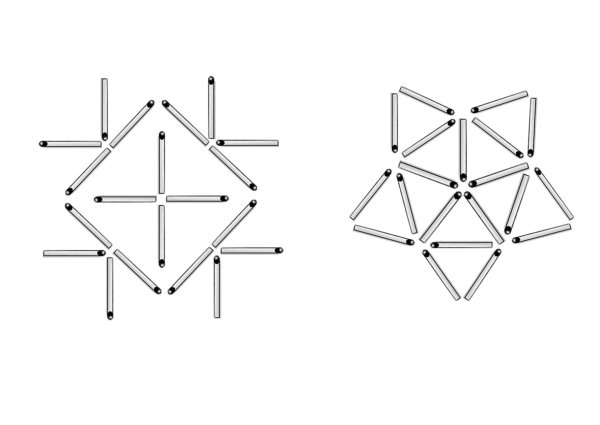Рисунки из спичек