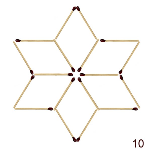 Фигуры спичками