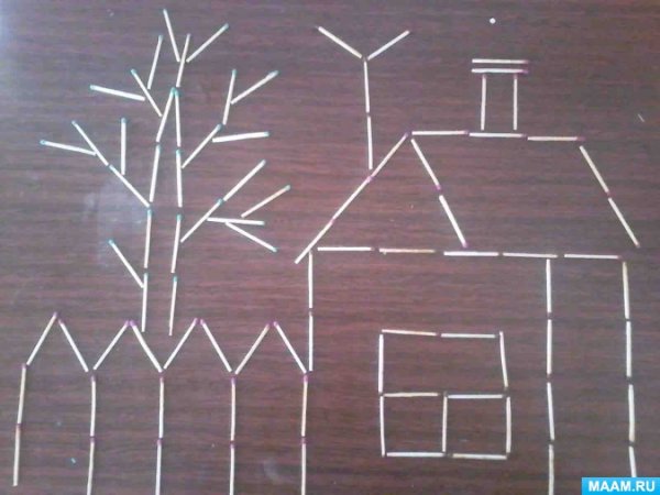 Палочки счетные схемы для детей 5-6