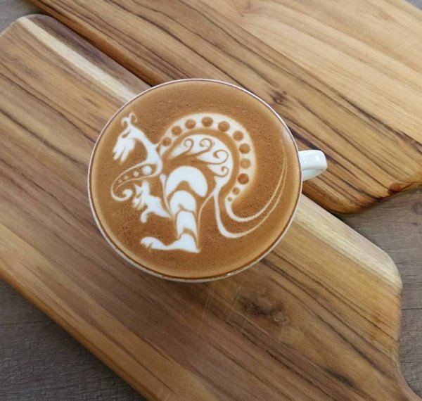 Кофе латте арт