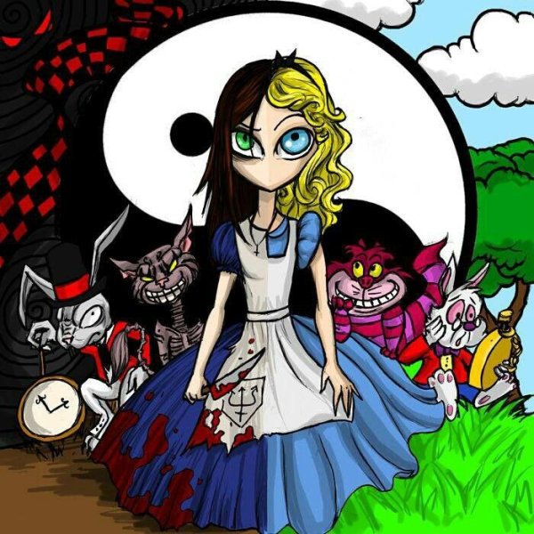 Крипи Алиса в стране чудес