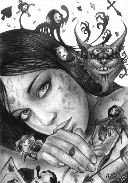 Раскраски для взрослых ужасы