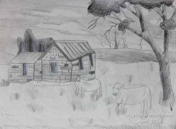 Рисунок моего села