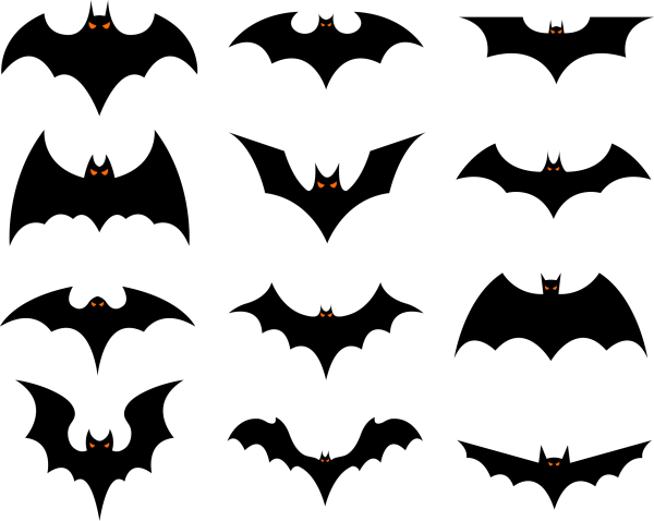 Летучие мыши на Хэллоуин