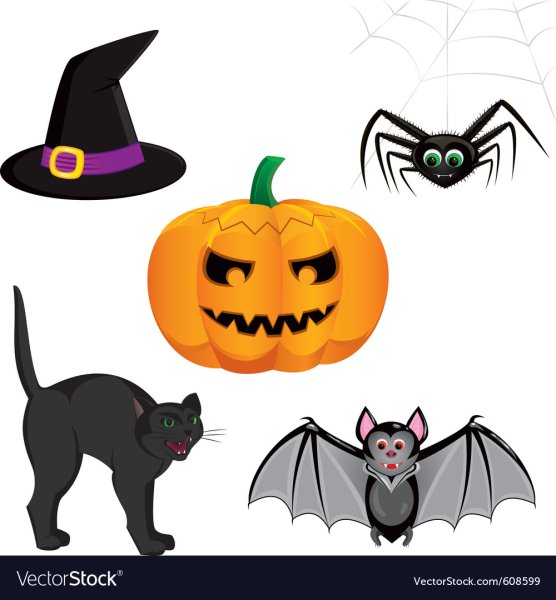 Тыква на Хэллоуин летучая мышь