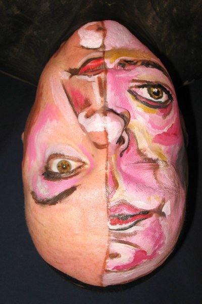 Очень страшный грим на Хэллоуин