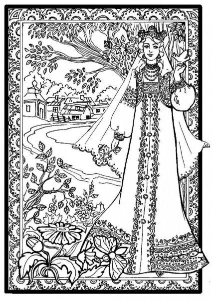 Славянские раскраски