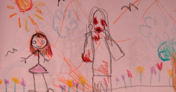 Страшные детские рисунки