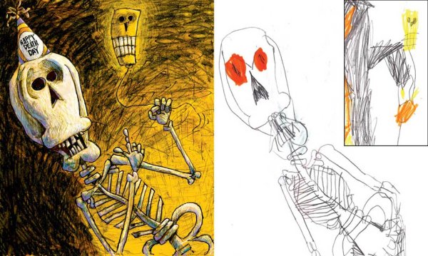 Страшные детские рисунки