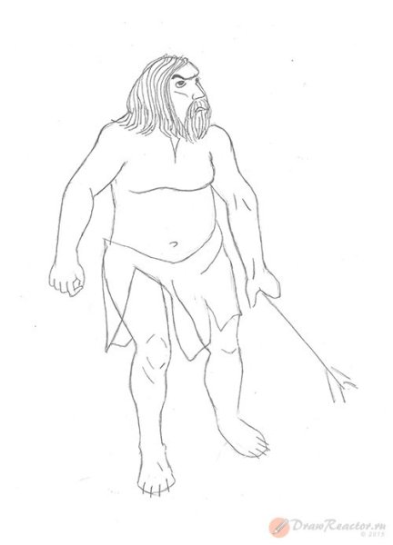 Неандерталец древний человек рисунок