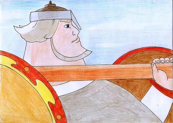 Былинные герои Добрыня Никитич изо