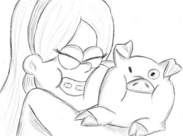 Рисунки для срисовки лёгкие аниме