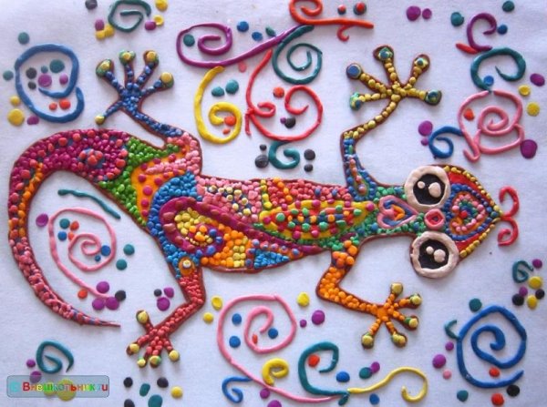 Картины из пластилина