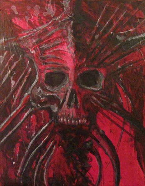 Красно черное страшное