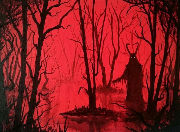 Страшный фон