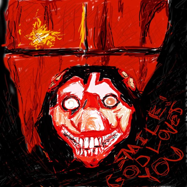 Ворона с красными глазами