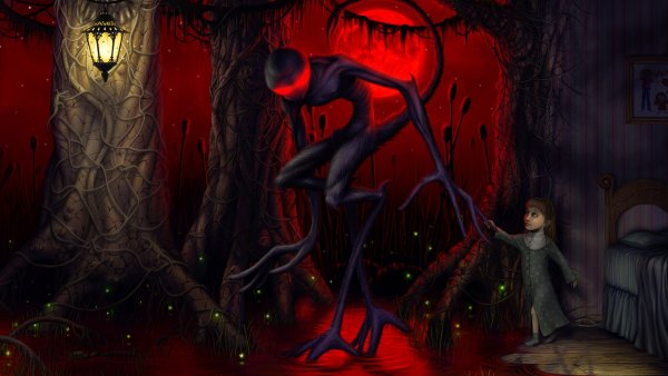 Злые красные глаза