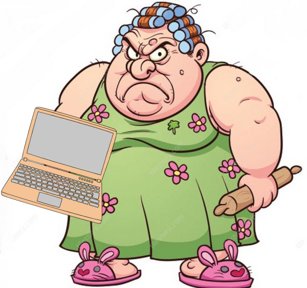 Ведьма страшная рисунок