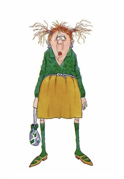 Сатирический портрет бабы яги