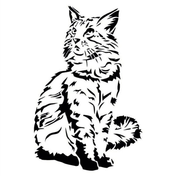 Контур кошки