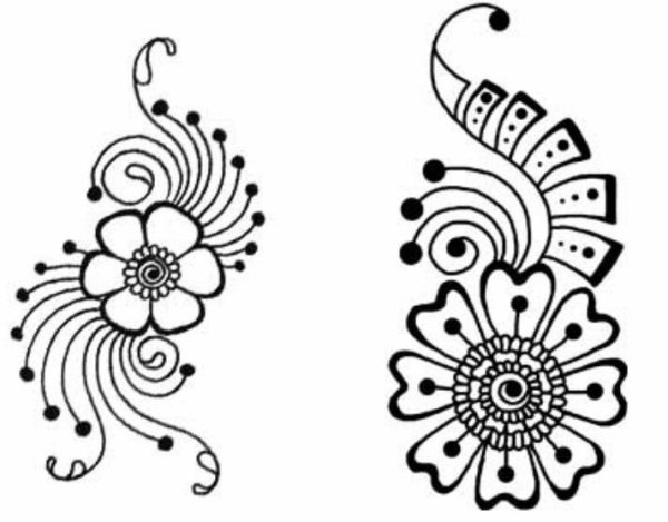 Мехенди пошагово для начинающих узоры