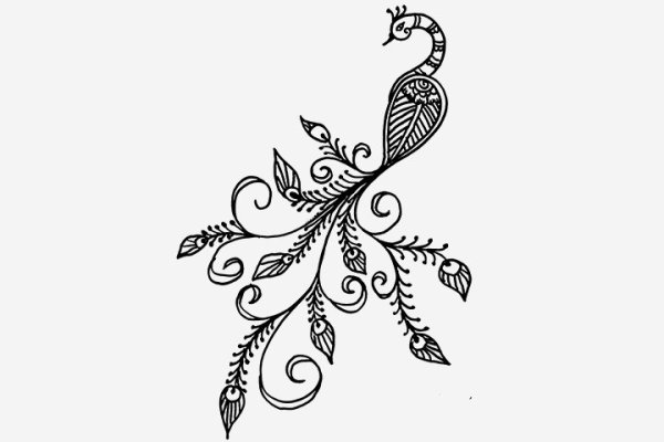 Мехенди на бумаге для начинающих