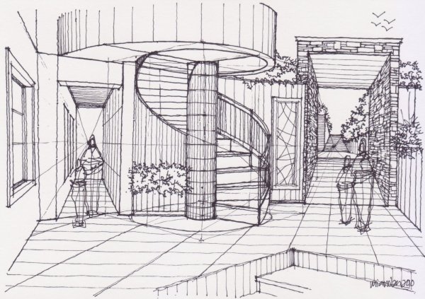 Заха Хадид архитектура скетч