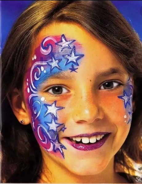 Рисование на лице для мальчиков